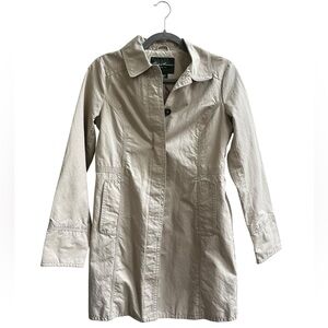 Eddie Bauer Light Beige Women's Trench Coat
